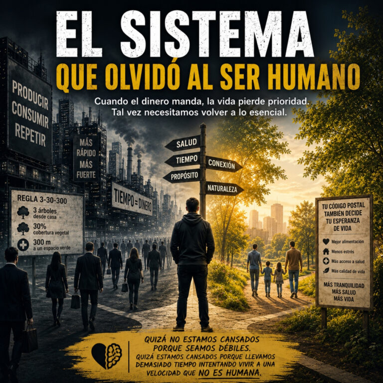 El sistema que olvidó al ser humano